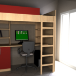 Μελέτη και 3D σχεδίαση επίπλων